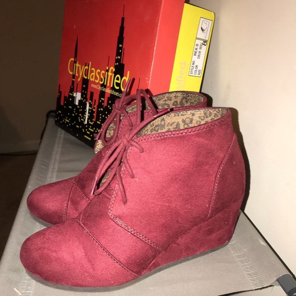 Red booties